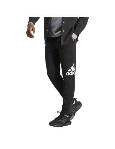 ADIDAS ESSENTIALS FRENCH TERRY TAPERED CUFF LOGO TROUSERS - HA4342
