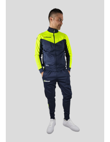 TRACKSUIT ZEUS TRAINING ULYSSE BLUE / FLUO YELLOW