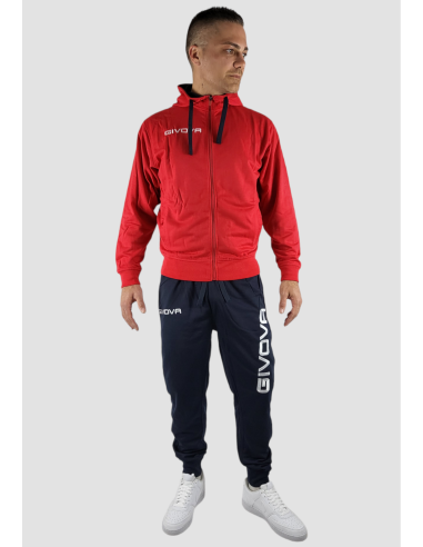 TRACKSUIT GIVOVA POKER YELLOW RED / BLUE