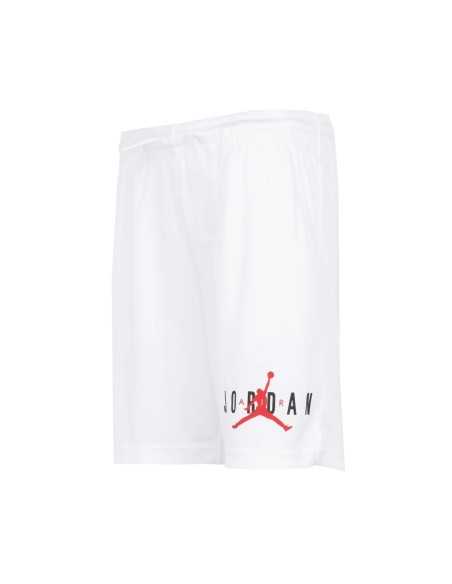 PANTALONCINO BAMBINO JORDAN ESSENTIALS GRAPHIC MESH BIANCO