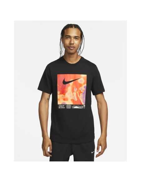 T-SHIRT UOMO NIKE DRI-FIT TEE JDI NERO IN COTONE