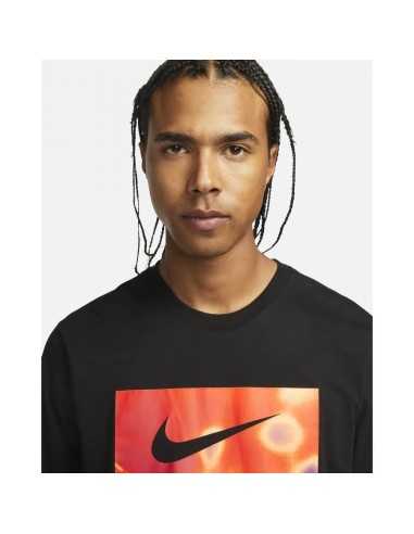 T-SHIRT UOMO NIKE DRI-FIT TEE JDI NERO IN COTONE