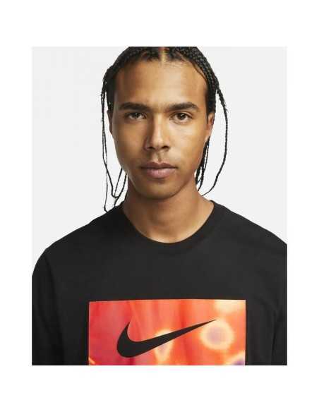 T-SHIRT UOMO NIKE DRI-FIT TEE JDI NERO IN COTONE