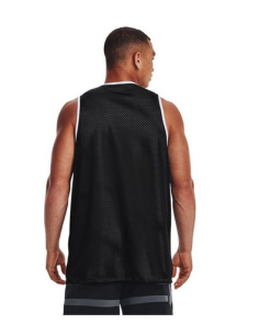 CANOTTA UOMO UNDER ARMOUR BASELINE REVERSIBLE BIANCO/NERO 2