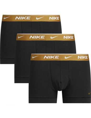 Tre BOXER NIKE EVERYDAY - Nero/Giallo
