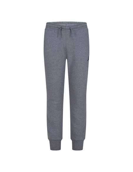 PANTALONE RAGAZZO JORDAN ESSENTIALS GRIGIO IN COTONE GARZATO