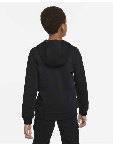 FELPA RAGAZZO NIKE AIR FLEECE - NERO