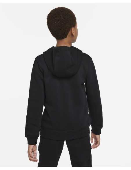 FELPA RAGAZZO NIKE AIR FLEECE - NERO