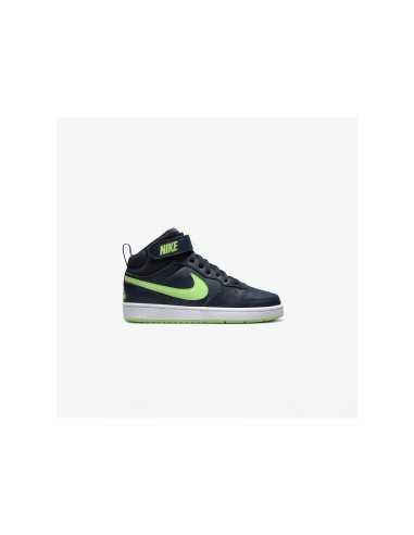 NIKE COURT BOROUGH MID 2 (GS) SHOES-LEATHER - CD7782-403