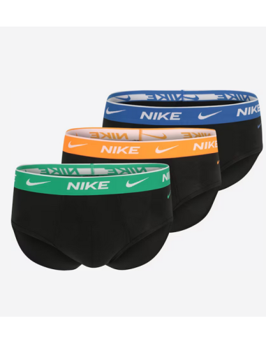 3 X NIKE DRI FIT MEN'S BRIEF - Black