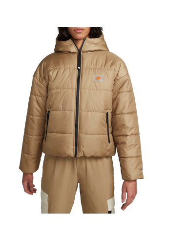 WOMEN'S NIKE SPORTSWEAR THERMA-FIT JACKET - BROWN