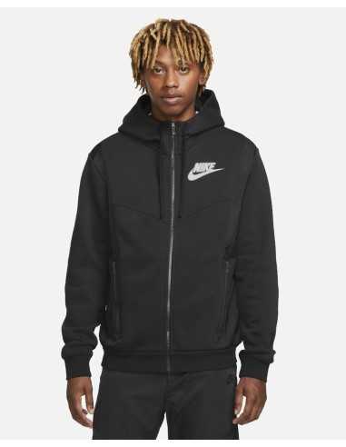 SUDADERA NIKE SPORTSWEAR HÍBRIDA PARA HOMBRE - NEGRO