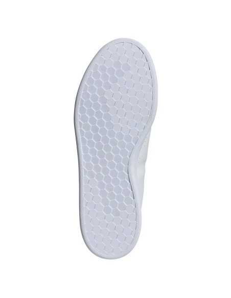 SCARPE UOMO ADIDAS ADVANTAGE BIANCHE/BLU IN PELLE