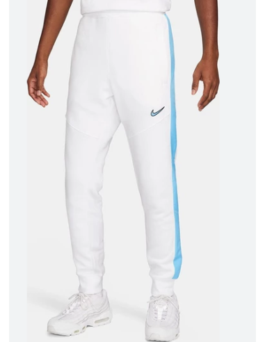 Pantalone Uomo Nike Sportswear - Bianco in felpa