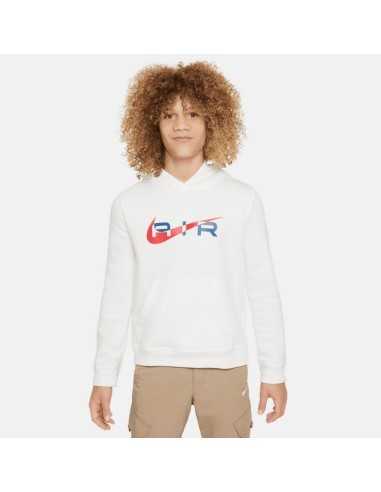 Nike Air Jungen-Sweatshirt – Weiß