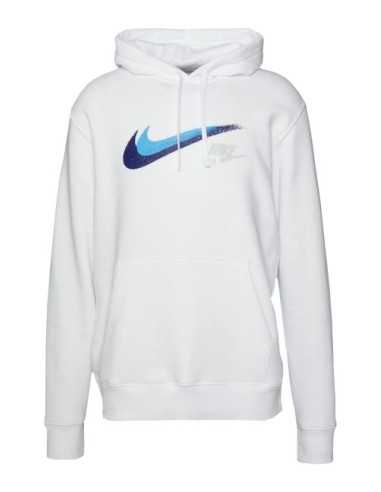 Nike Double Swoosh Boy's Sweatshirt - White