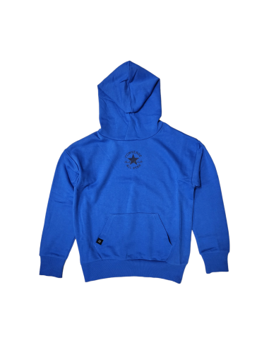 Converse Sustainable Core FT Jungen-Sweatshirt – Hellblau – gebürstete Baumwolle