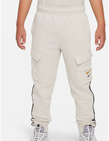 Nike Cargo Boy's Pants - beige - plush cotton