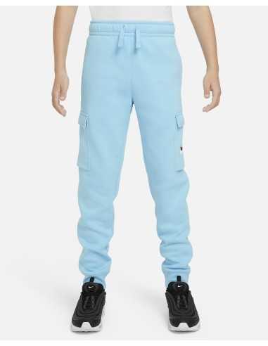 Pantalon Nike Cargo pour garçon - Céleste - coton pelucheux