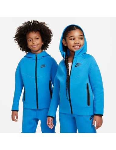 Tuta Bambino Nike tech fleece full-zip - azzurro