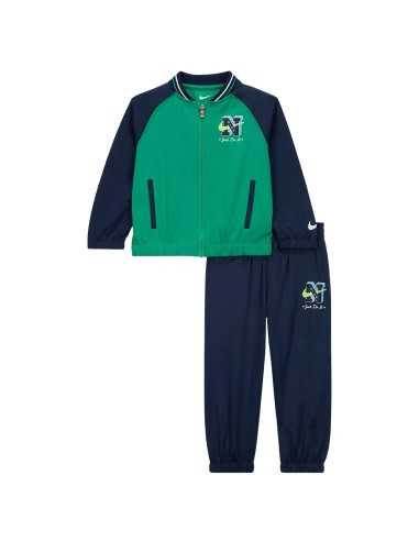 Nike Sportswear Next Gen Kinder-Trainingsanzug – Grün/Blau