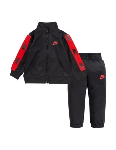 Nike Sportswear Logo child tracksuit - black/red - acetate