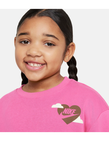 Sweatshirt fille Nike Sweet Swoosh - coton...