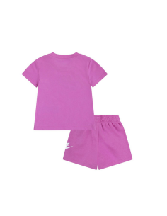 Completino bambina Nike Club Tee - rosa 2