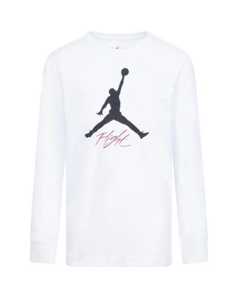 Jordan Baseline Flight Tee Boys' T-Shirt - White