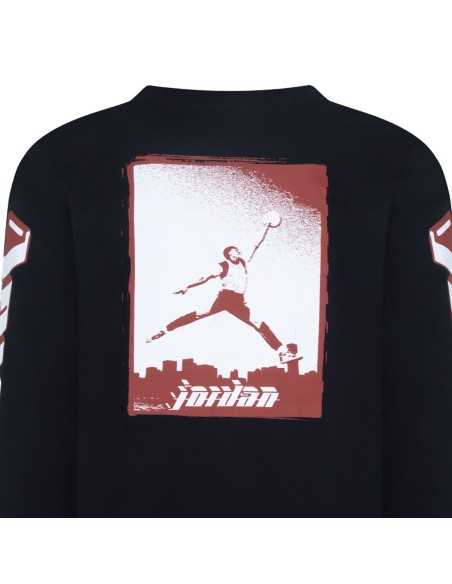 T-shirt ragazzo Jordan Chicago Motion - nero
