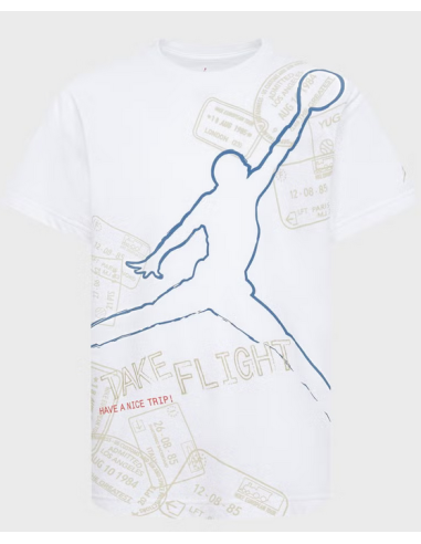 Jordan Youth Jumpman Stamps Jungen T-Shirt – Weiß