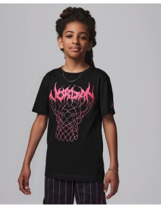 T-shirt ragazzo Jordan Mj sport - nero