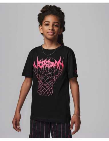 T-shirt ragazzo Jordan Mj sport - nero