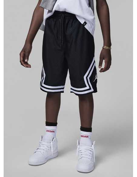 Pantaloncino ragazzo Jordan Diamond - Nero/Bianco