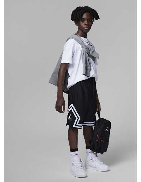 Short garçon Jordan Diamond - Noir/blanc