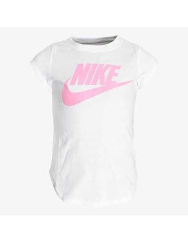 Nike Futura SS Tee Mädchen-T-Shirt – weiß