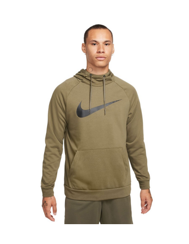 Nike Dri-Fit Swoosh Herren-Sweatshirt – Militärgrün