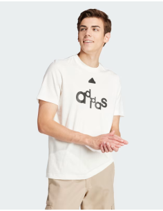 T-shirt Uomo Adidas Graphic Pint - Bianco 2