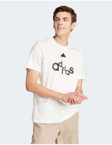 T-shirt pour Homme Adidas Graphic Pint - Blanc