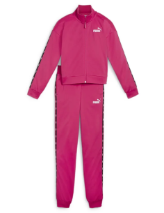 Puma Essentials Tape Mädchen-Trainingsanzug – Fuchsia