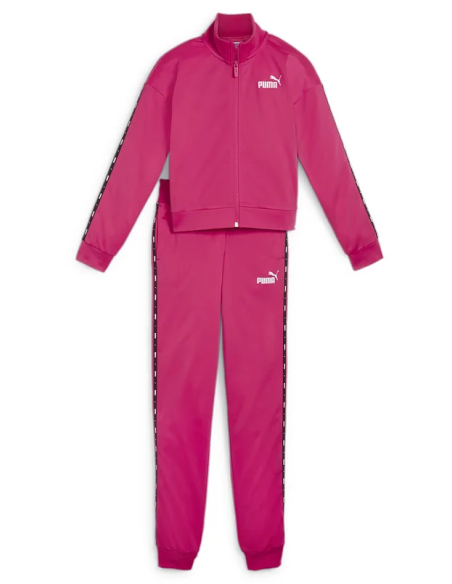 Puma Essentials Tape Mädchen-Trainingsanzug – Fuchsia