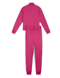 Tuta ragazza Puma Essentials Tape - Fucsia 2