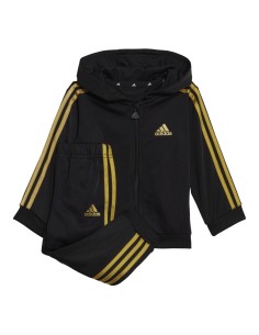 Chándal niño Adidas 3stripes Shiny - Negro