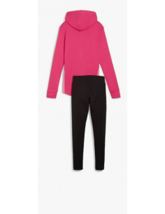 Tuta donna Puma Mettallic - Fucsia/Nero 2