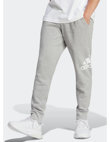 Pantalone uomo Adidas Essentials French Terry Tapared cuff Logo - Grigio