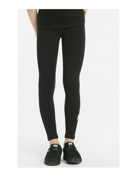 Puma Essentials Logo Mädchen-Leggings – Schwarz