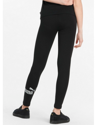 Leggings Ragazza Puma Essentials Logo - Nero