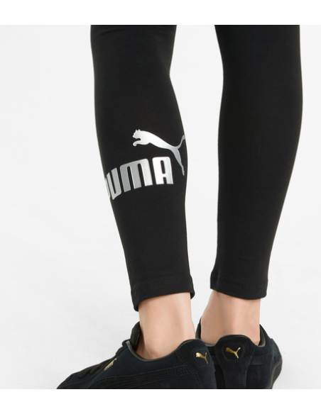 Leggings Ragazza Puma Essentials Logo - Nero