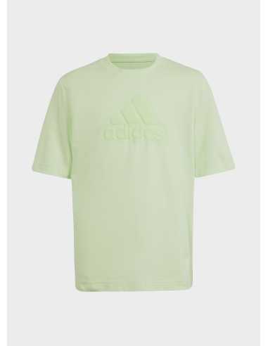 Adidas Future Icons Logo Piqué Jungen-T-Shirt – Grün