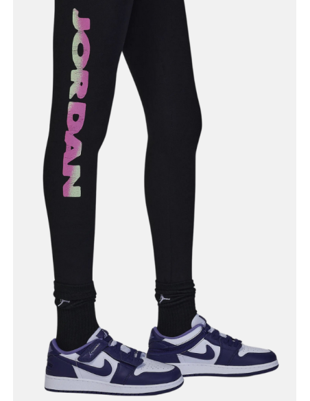 Jordan Flower Mädchen-Leggings – Schwarz